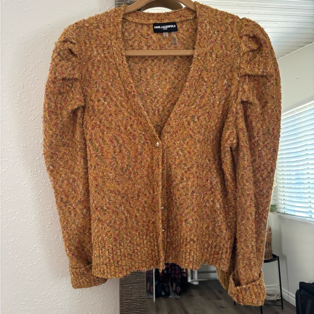 Karl Lagerfeld Women's Multicolor Textured Cardigan